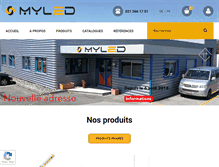 Tablet Screenshot of myled.ch